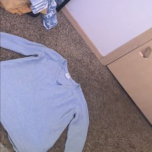 Baby blue sweater